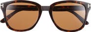 TOM FORD 53mm Square Sunglasses