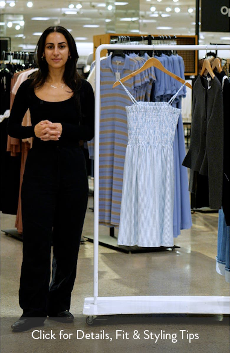 Beach Club Linen Blend Cover-Up Dress, sales video thumbnail