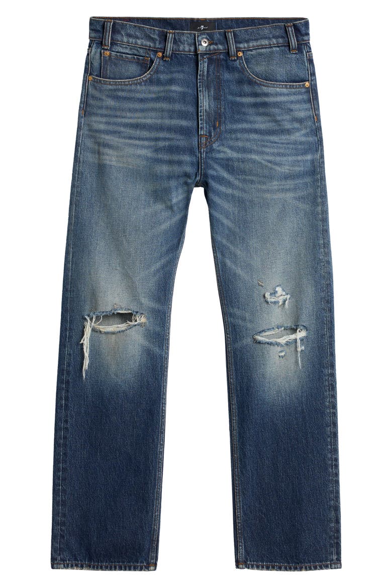 Easy Straight Leg Jeans, Alternate, color, WILD