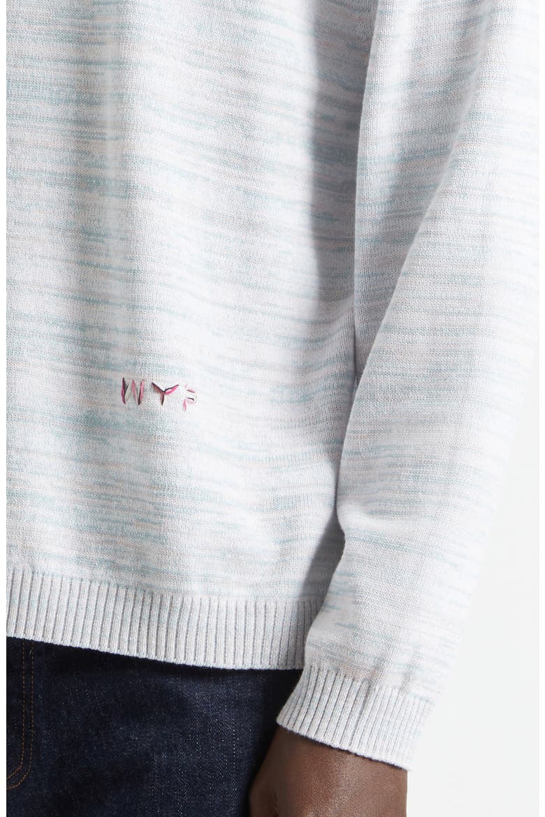 Space Dye One of a Kind Polo Sweater, Alternate, color, LIGHTS