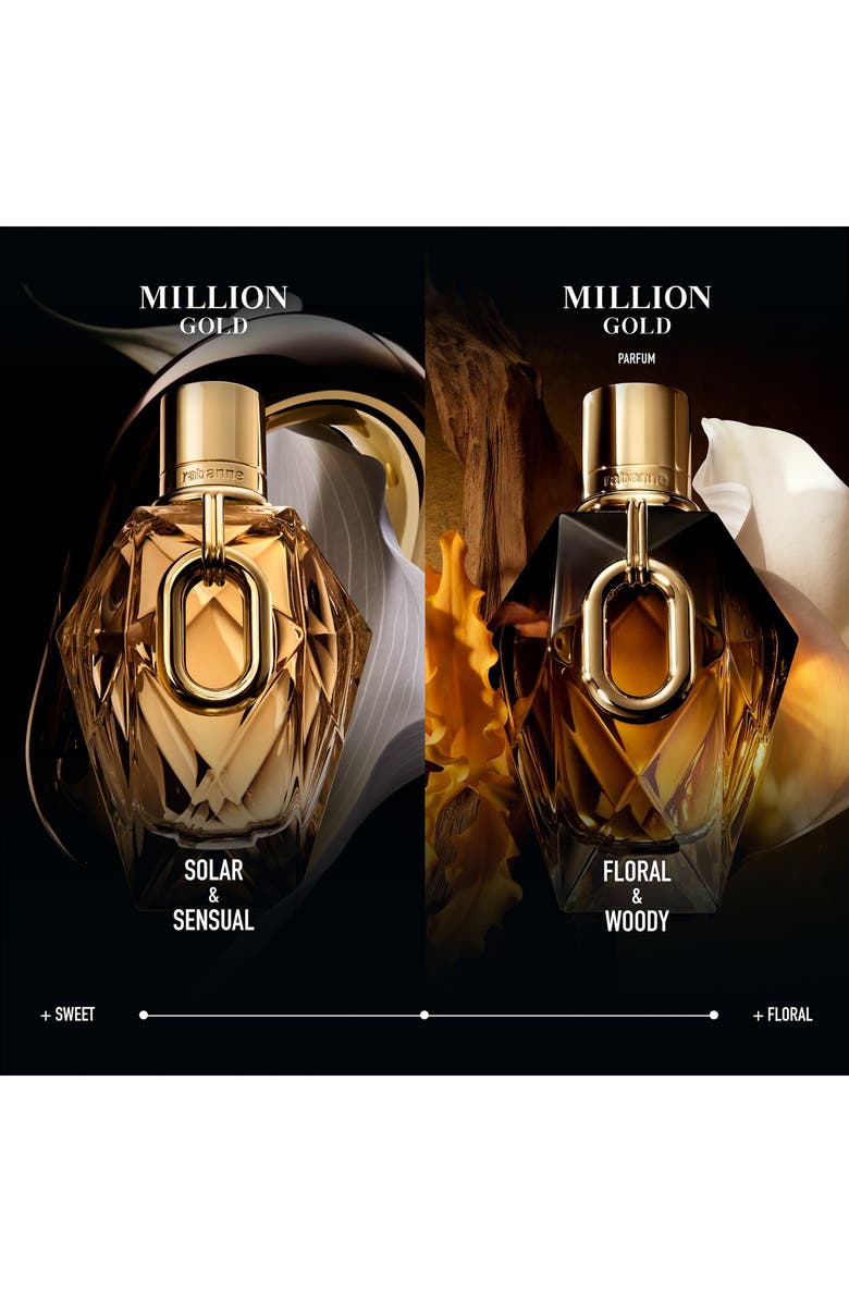 Rabanne Million Gold For Her Parfum Gift Set $222 Value, Alternate, color, 