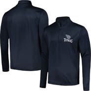 DUNBROOKE Men's Dunbrooke Navy Tennessee Titans All-Star Tech Quarter-Zip Top