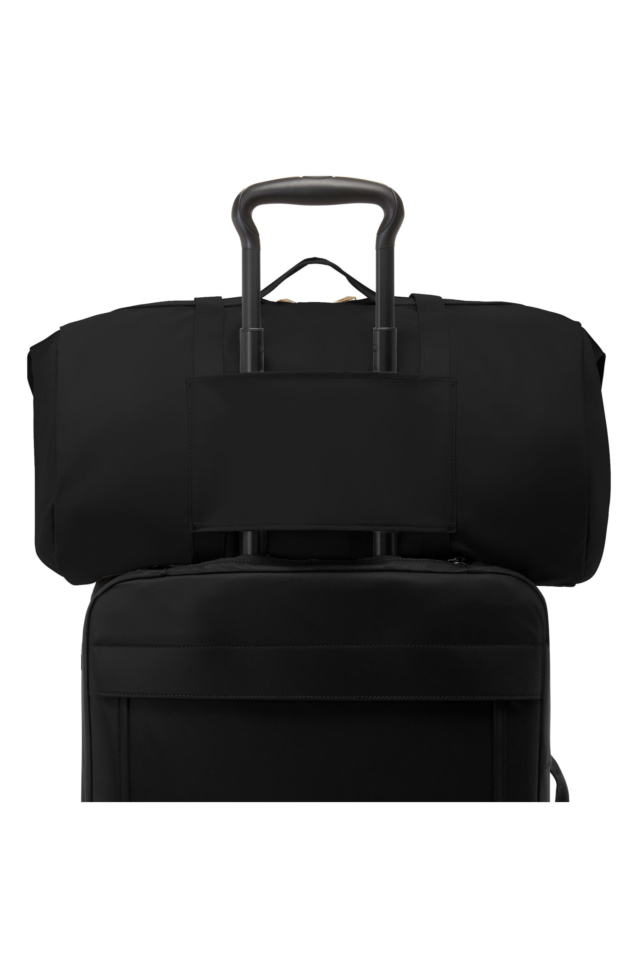 TUMI Voyageur - Just in Case Nylon Duffle Bag, Alternate, color, Black/ Gold