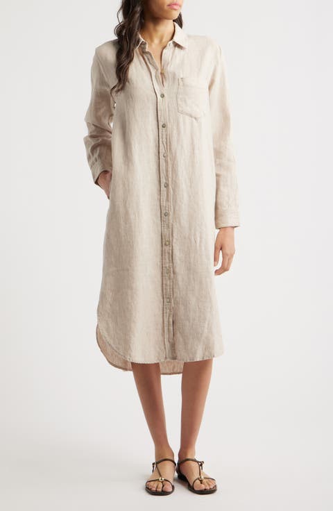 Women's Beige Shirtdresses | Nordstrom