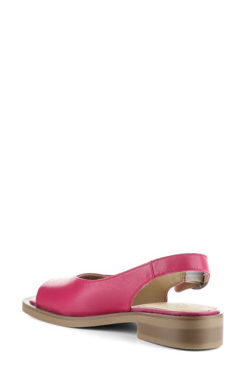Bos. & Co. Elena Slingback Flat In Magnolia