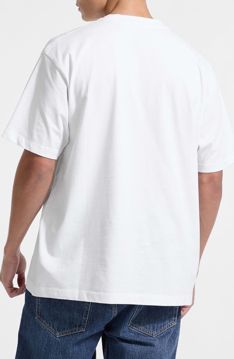 GUESS JEANS Embroidered Logo T-Shirt, Alternate, color, White