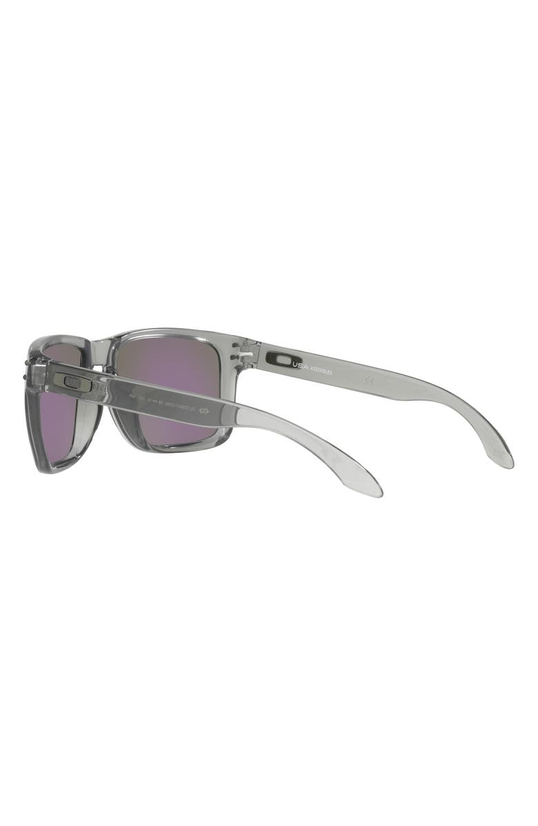 Oakley Holbrook XL 59mm Prizm<sup>™</sup> Polarized Square Sunglasses, Alternate, color, Grey Metal