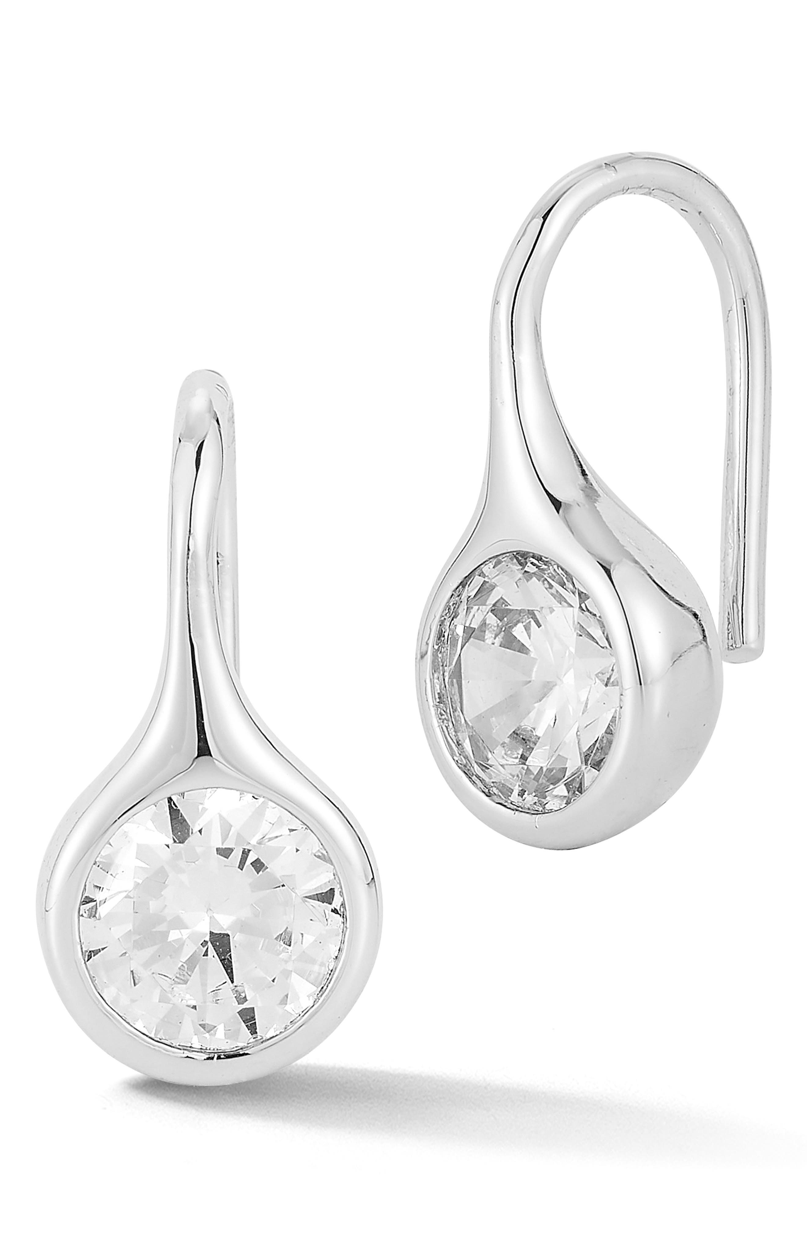 Cubic Zirconia Drop Earrings