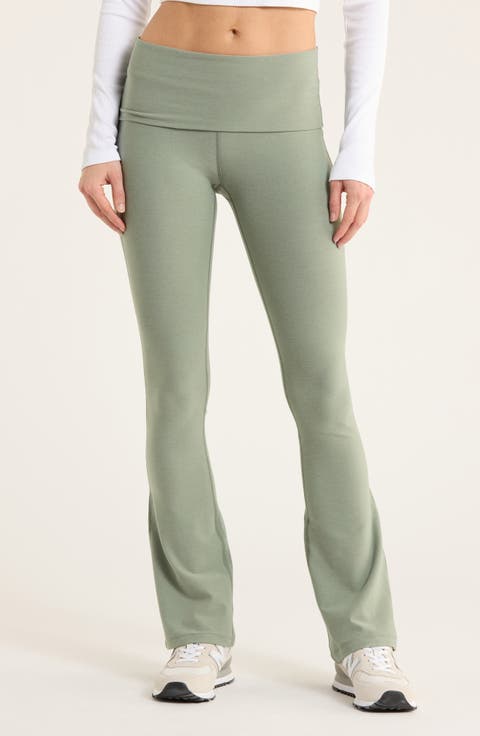 Space Dye Foldover Pants