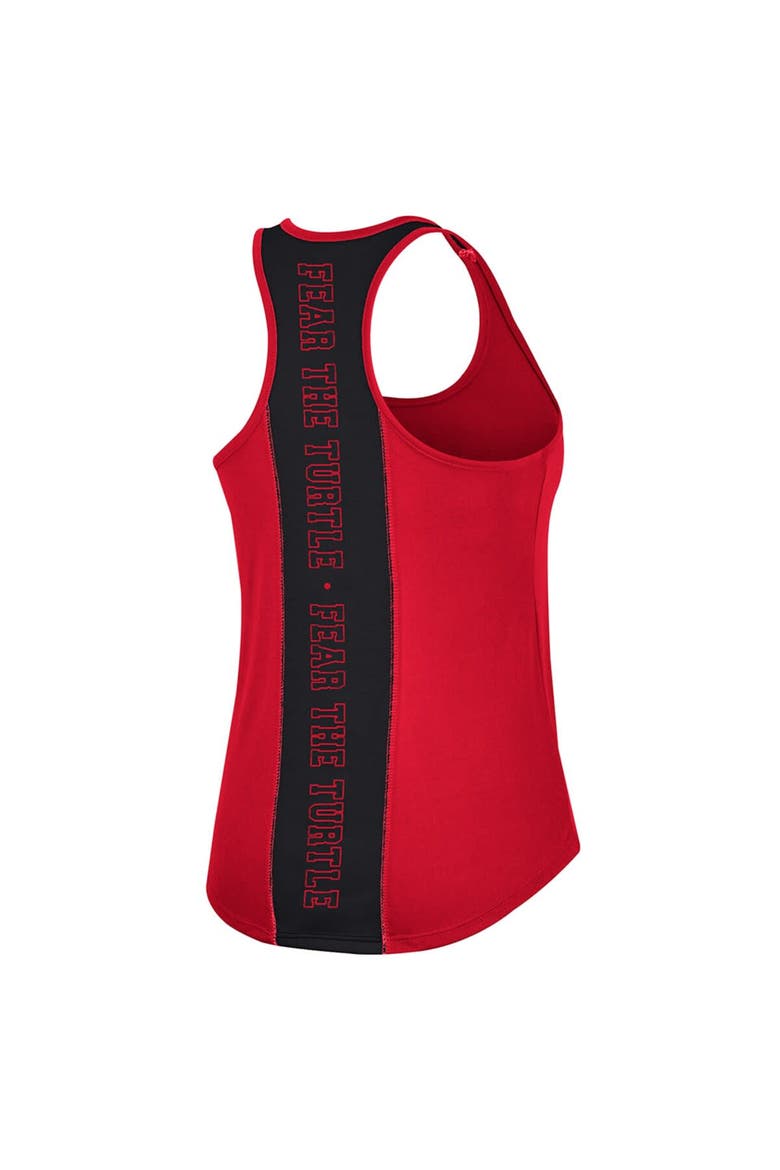 Women's Colosseum Red Maryland Terrapins 10 Days Racerback Scoop Neck Tank Top, Alternate, color, Red