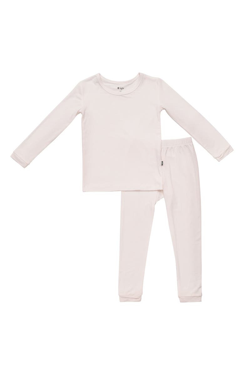 Kyte BABY Kids' Fitted Two-Piece Pajamas, Main, color, Oat