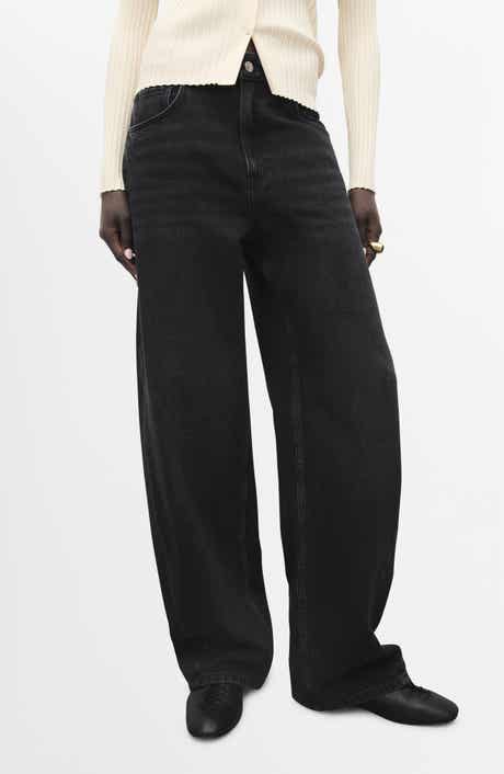 MANGO Mid Rise Balloon Jeans