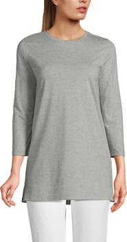 Lands' End 3/4 Sleeve Cotton Supima Tunic