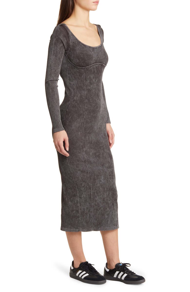 BDG Urban Outfitters Long Sleeve Rib Sweater Dress, Alternate, color,