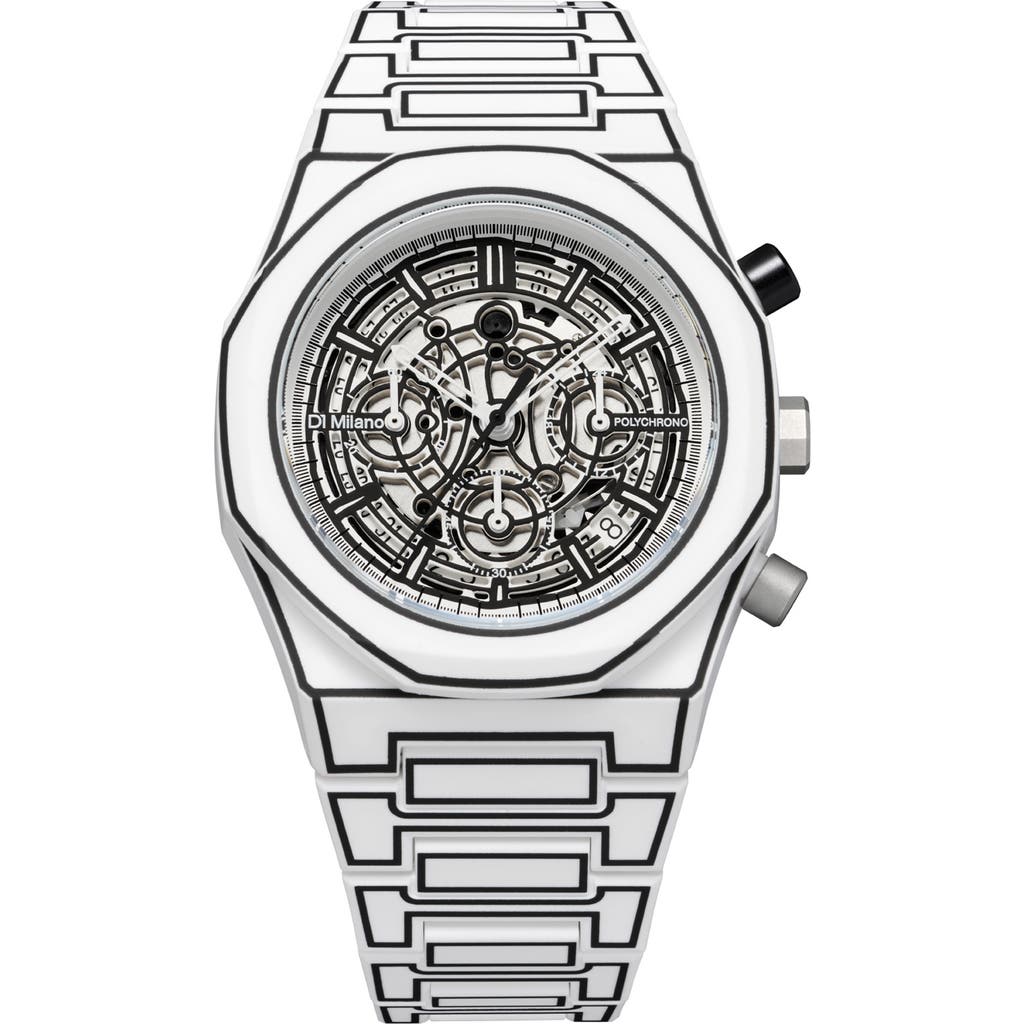 D1 Milano Polychrono 40.5mm In Metallic