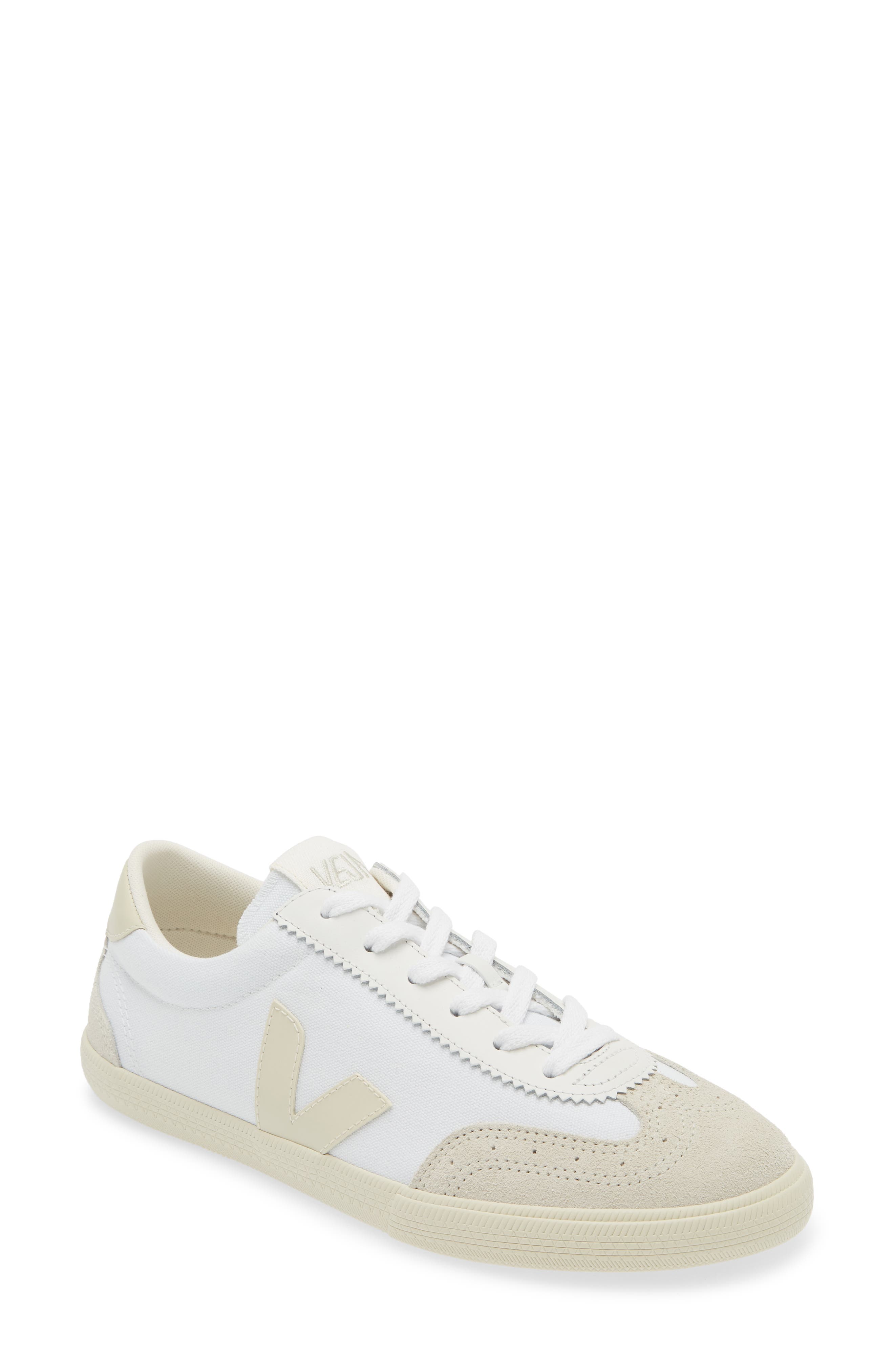 Volley Canvas Sneaker, Main, color, WHITE PIERRE