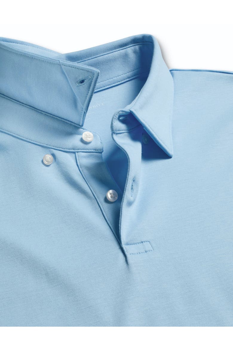 Short Sleeve Jersey Polo, Alternate, color, Sky Blue