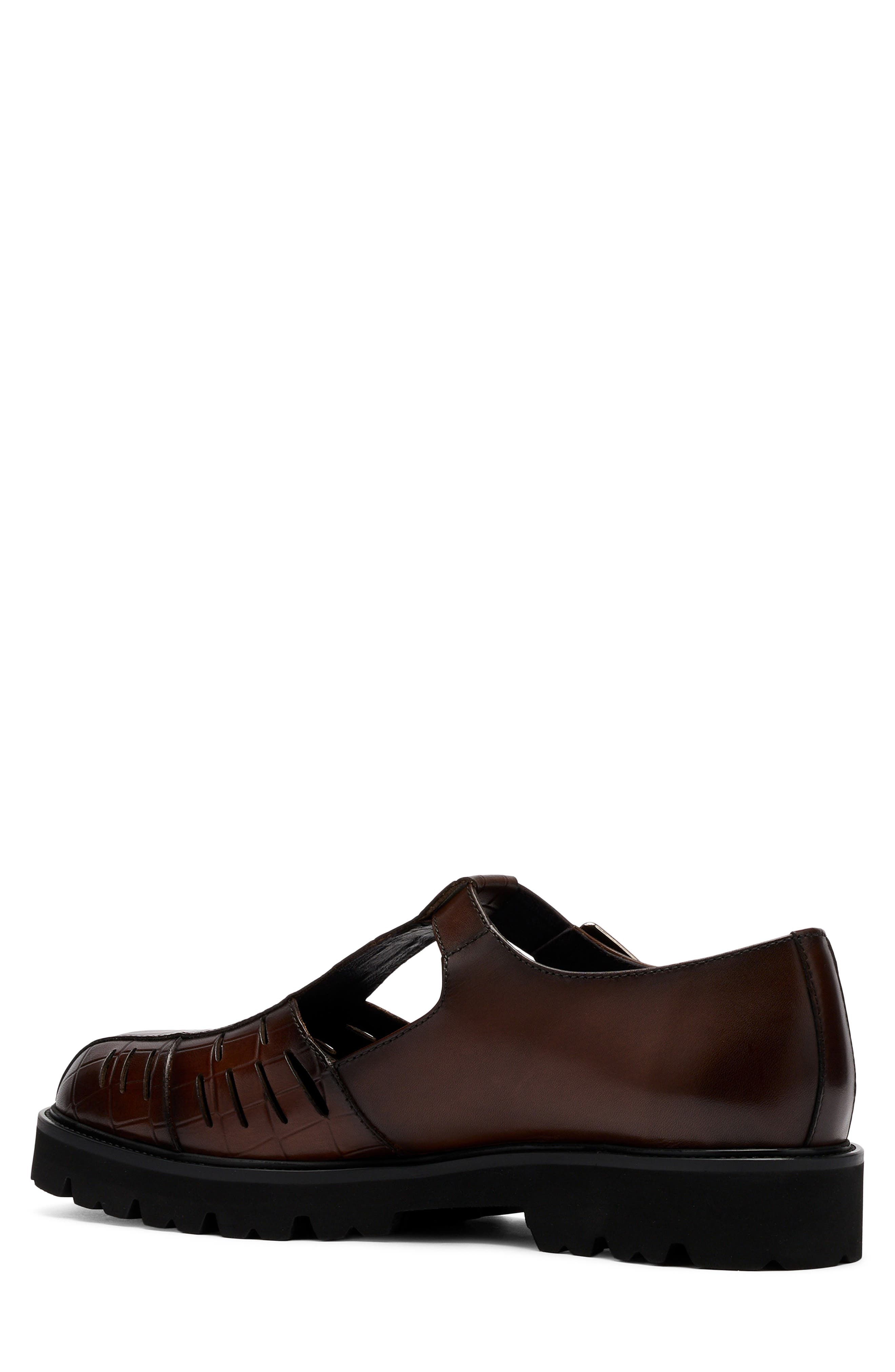 MARC NOLAN Rocky Fisherman Sandal, Alternate, color, Brown