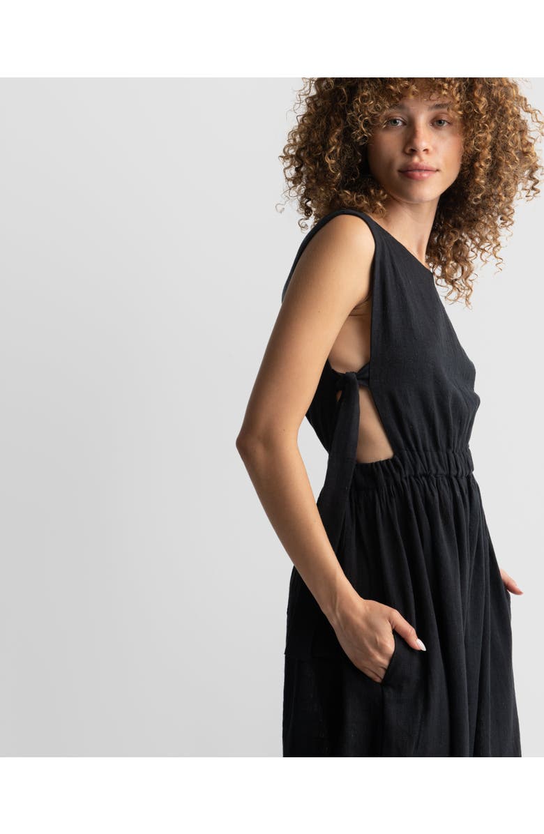 World of Crow Plus Black organic jump-suit, Alternate, color, 