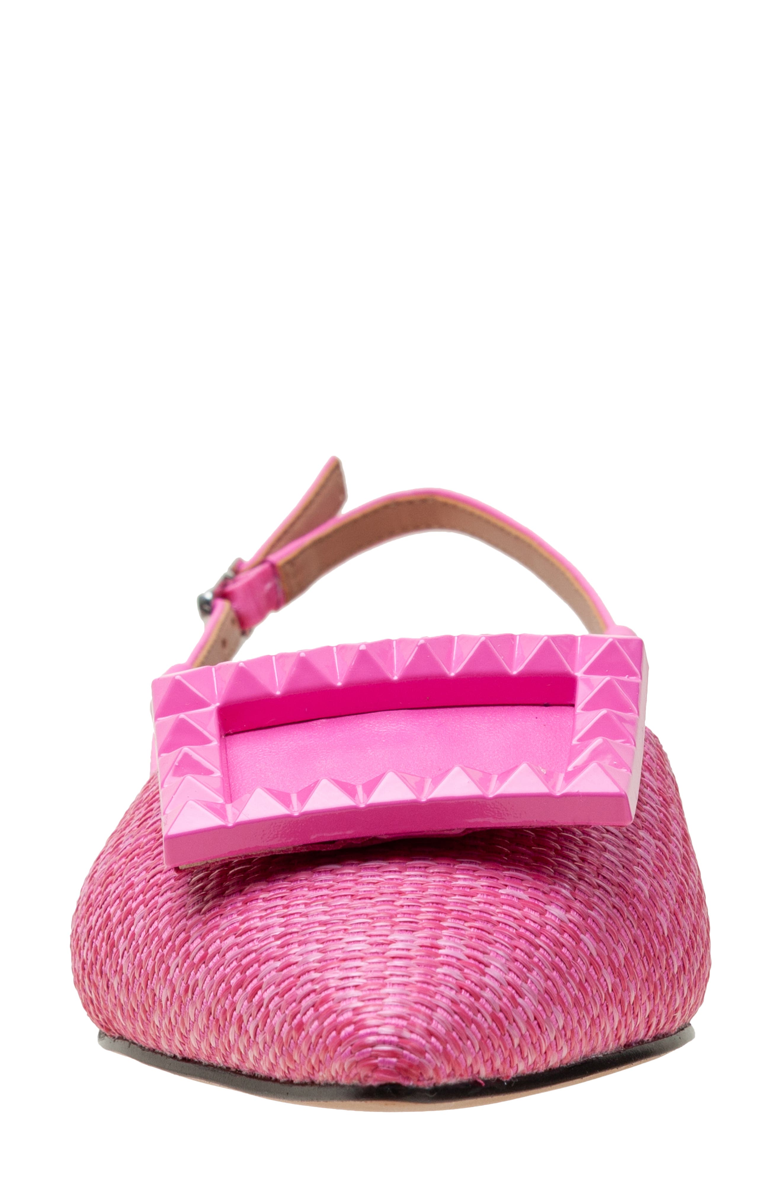 Linea Paolo Carmen Slingback Pointed Toe Flat, Alternate, color, Fuchsia