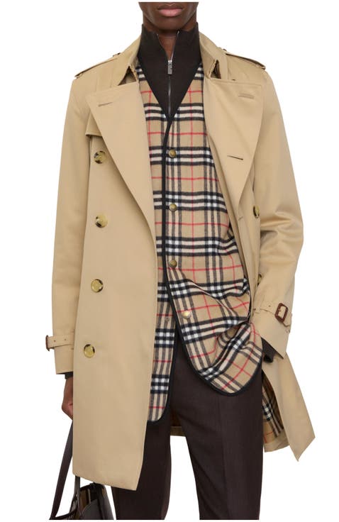 Check Wool Cashmere Warmer