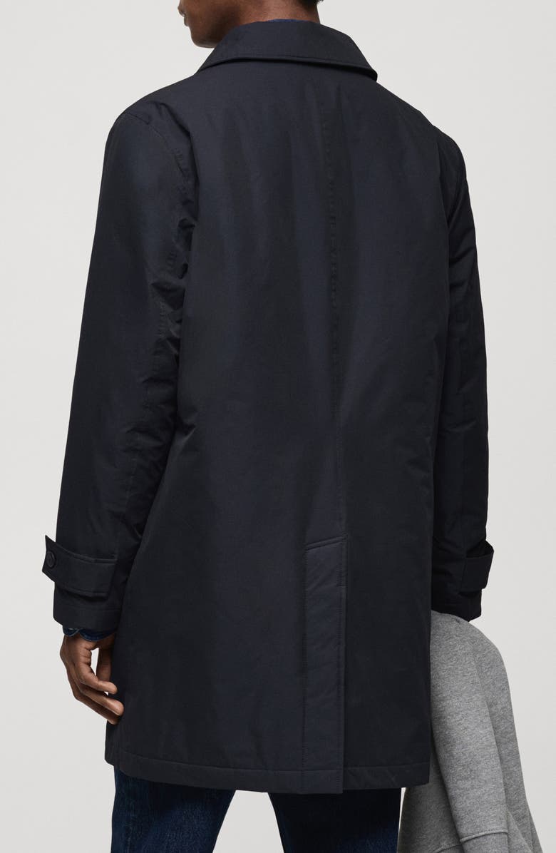 MANGO Water Repellent Trench Coat, Alternate, color, 