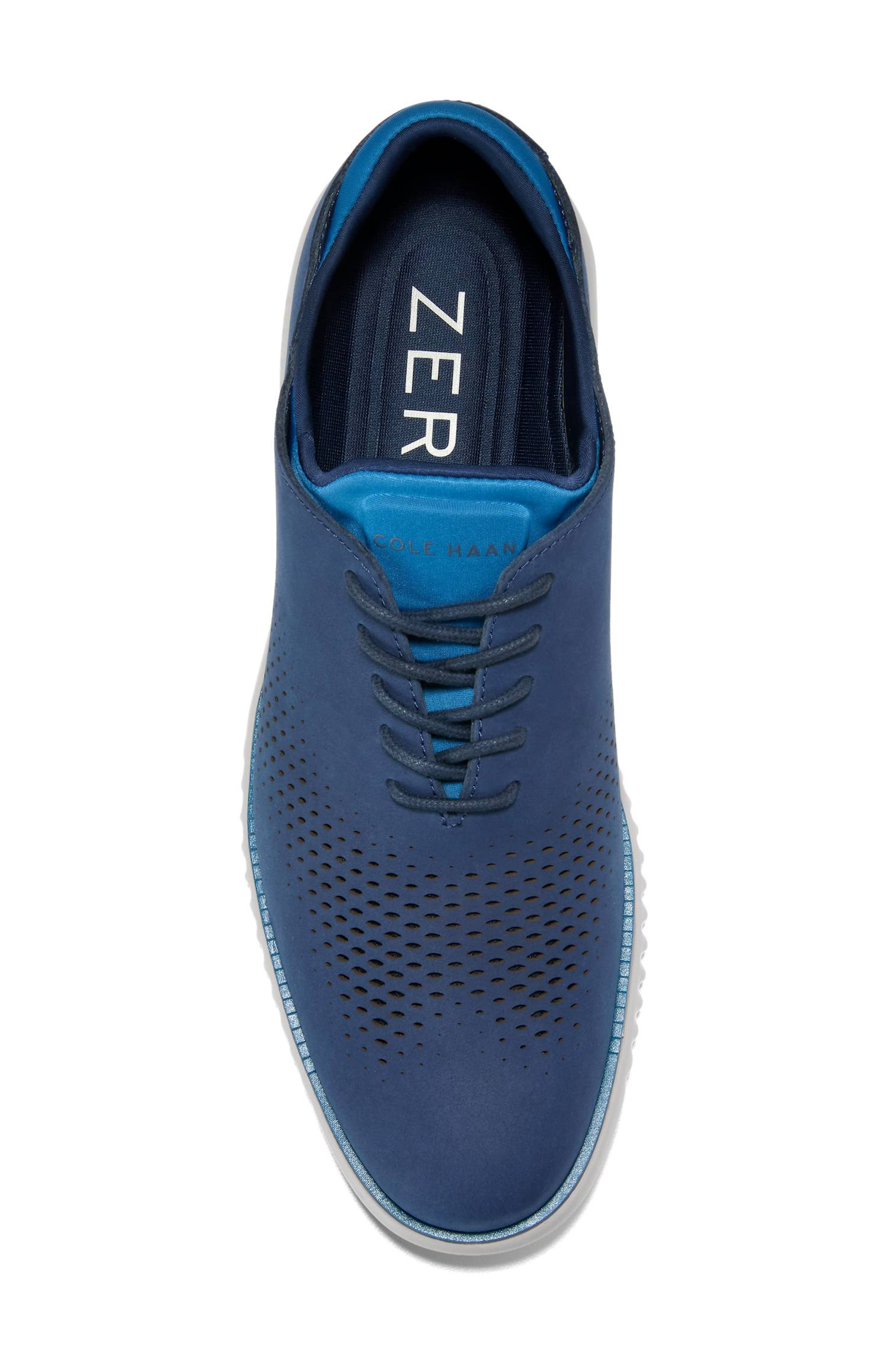 Cole Haan 2.ZeroGrand Laser Wing Derby, Alternate, color, Midnight Moon Nubuck