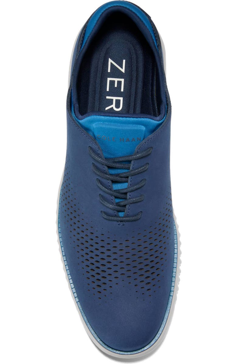 Cole Haan 2.ZeroGrand Laser Wing Derby, Alternate, color, Midnight Moon Nubuck