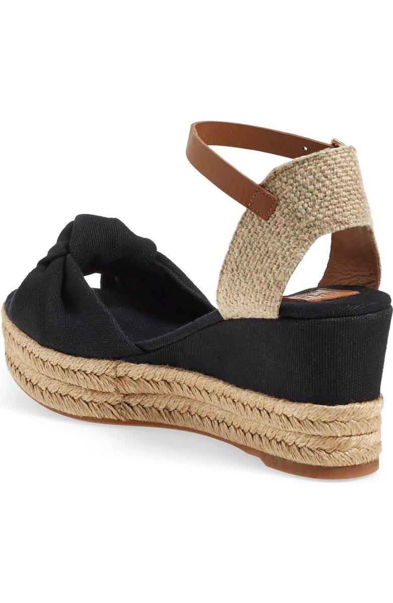 Tory Burch Ankle Strap Espadrille Platform Sandal, Alternate, color,