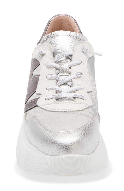 Wonders Zenit Platform Wedge Sneaker