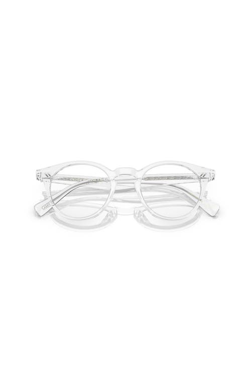 Oliver Peoples 48mm Phantos Optical Glasses In Transparent