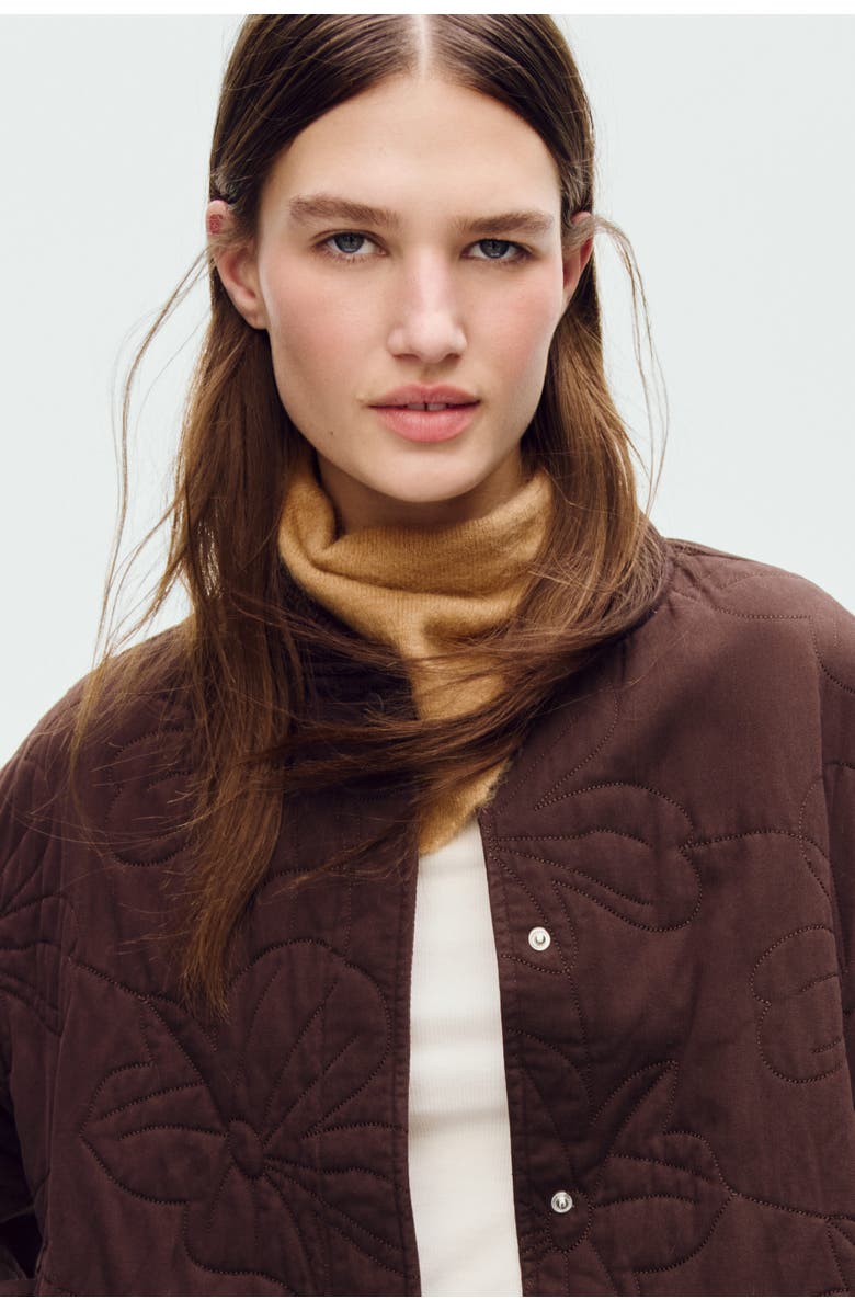 H&M Quilted Bomber Jacket, Alternate, color, 