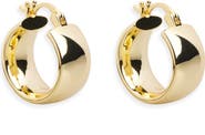 ARGENTO VIVO Wide Polished Hoop Earrings