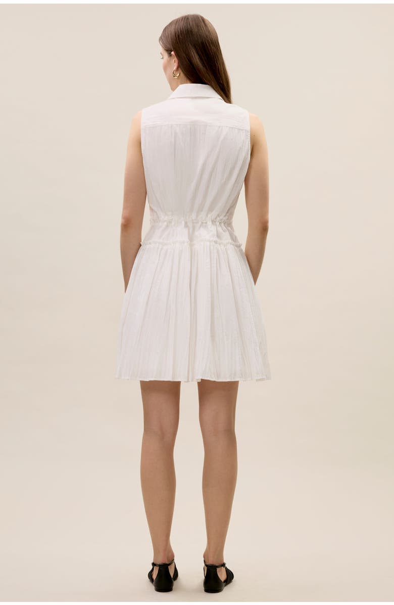 Rebecca Taylor Marietta Shirt Dress, Alternate, color, Milk