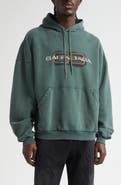 Balenciaga Large Fit BB Icon Stencil Graphic Hoodie