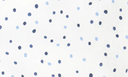 Calvin Klein Kids' Speckled Long Sleeve Button-up Shirt In White