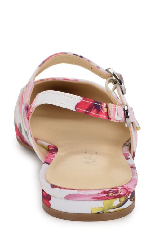 NINE WEST NINE WEST DAVED POINTED TOE SLINGBACK FLAT