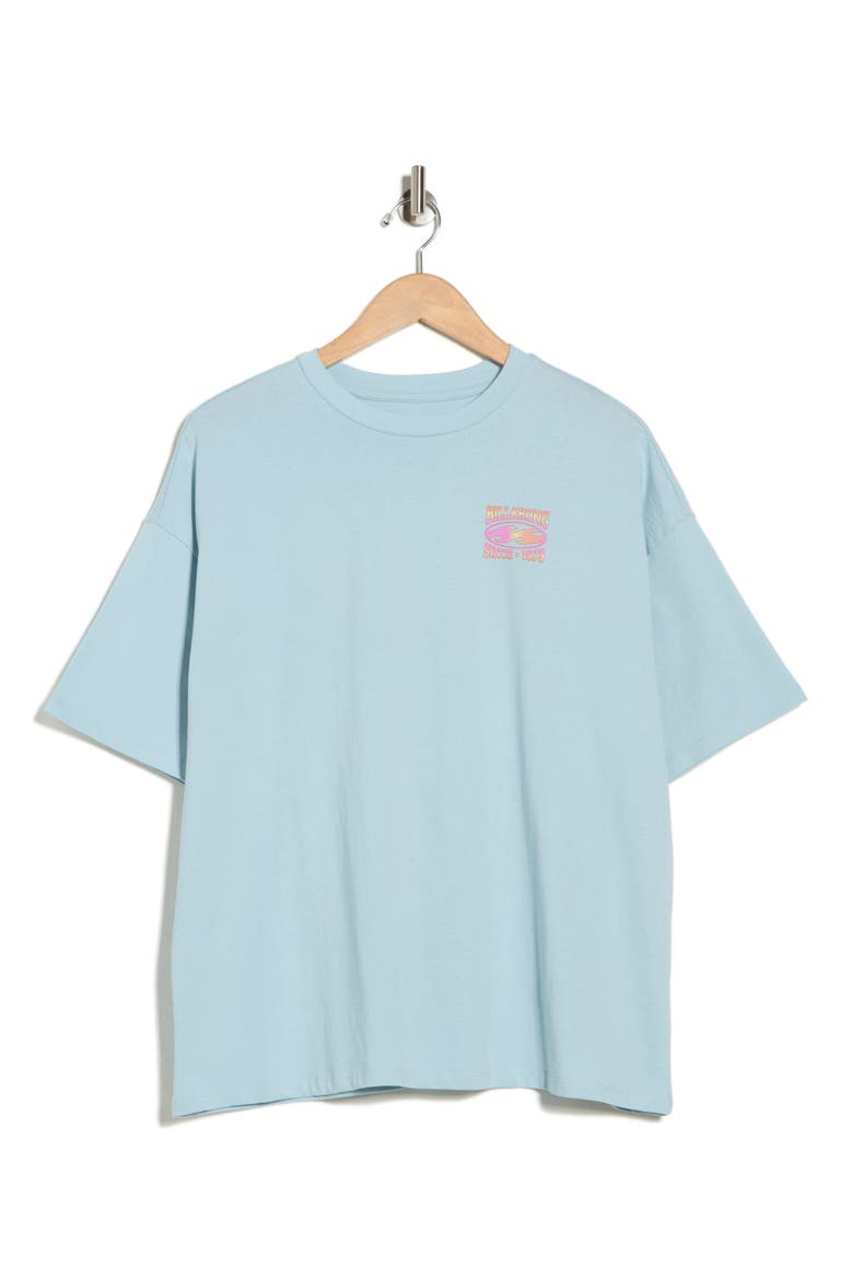 Nice Vibes Graphic T-Shirt, Alternate, color, DUSK BLUE