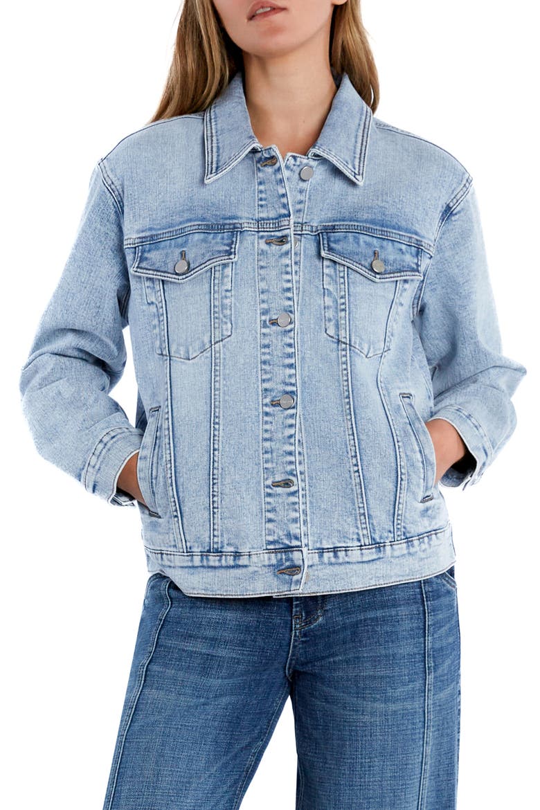 All Day Long Denim Jacket, Main, color, STONE BLUE
