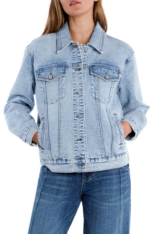 HINT OF BLU All Day Long Denim Jacket in Stone Blue  product