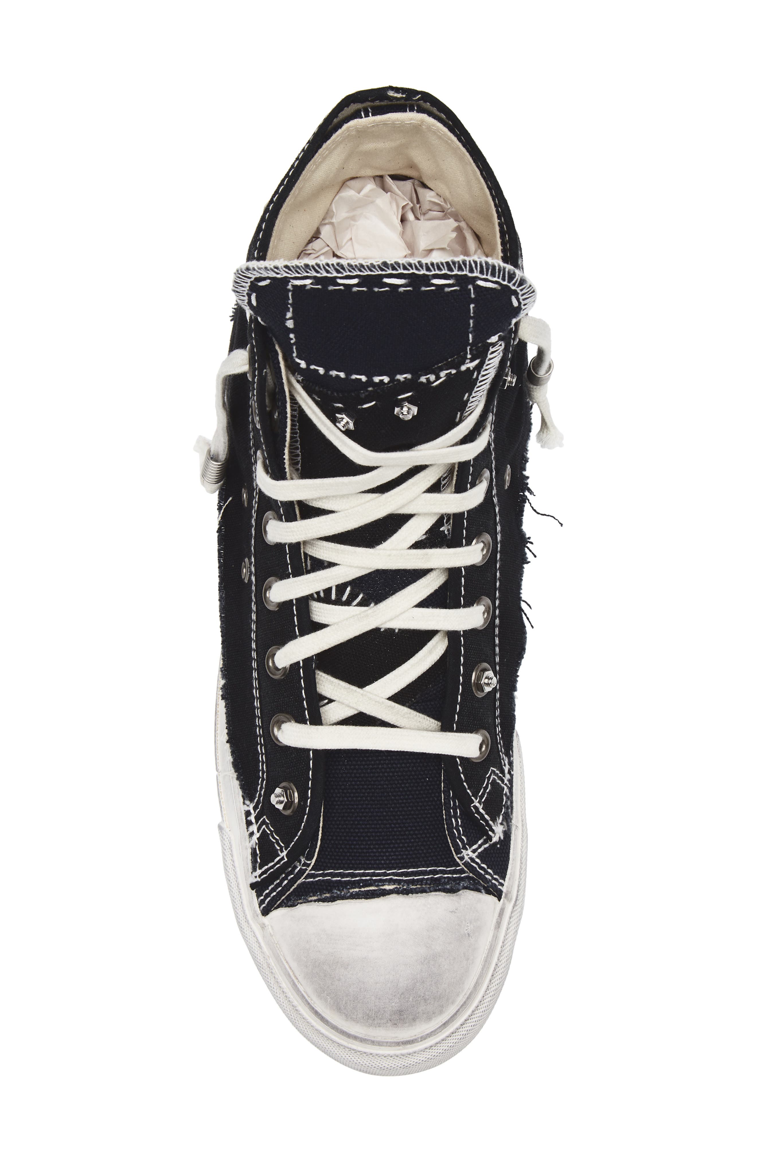 Maison Margiela Loved To Death High Top Sneaker, Alternate, color, Blue/ Black