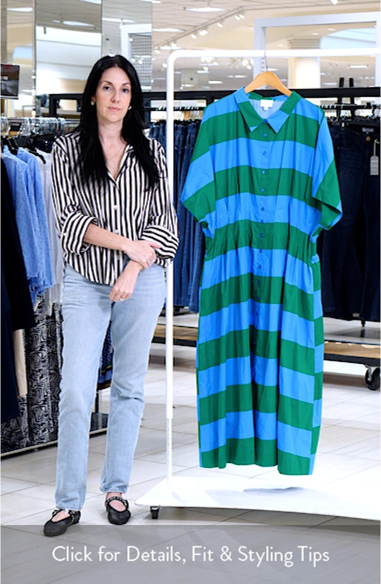 Wilderra Stripe Shirtdress, sales video thumbnail