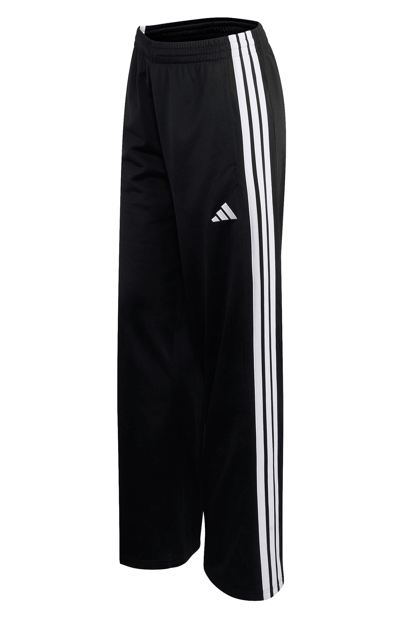 High Rise Wide Leg Track Pants