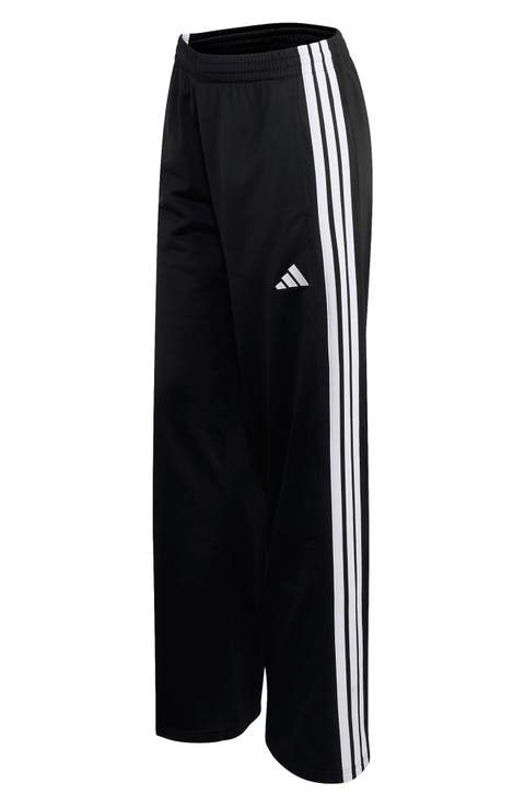 High Rise Wide Leg Track Pants