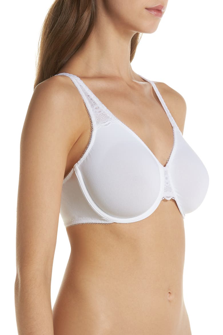 Soft Embrace Seamless Underwire Bra, Alternate, color, WHITE