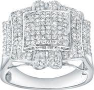 LuvMyJewelry Prestige  0.90 Cts Natural Diamond 14K Gold Ring