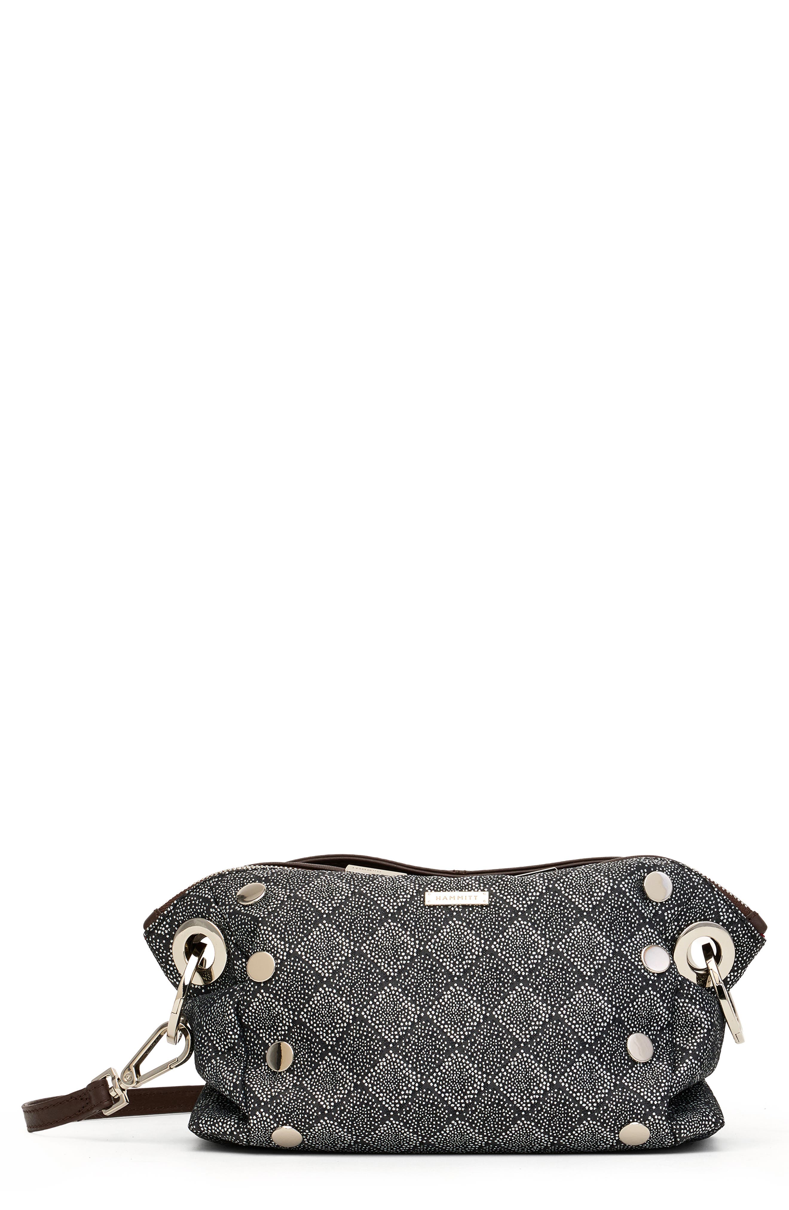 HAMMITT Small Daniel Crossbody Clutch, Main, color, Diamond Marquee/ Silver