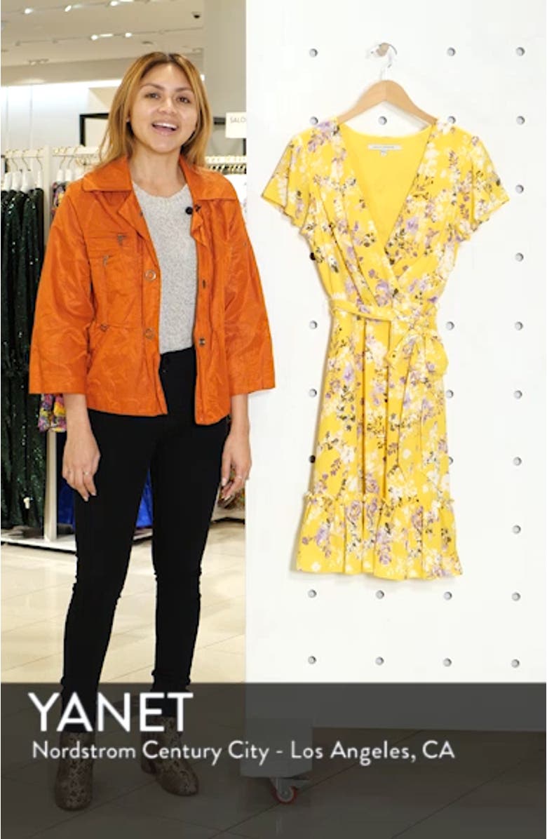 Floral Wrap Dress, sales video thumbnail