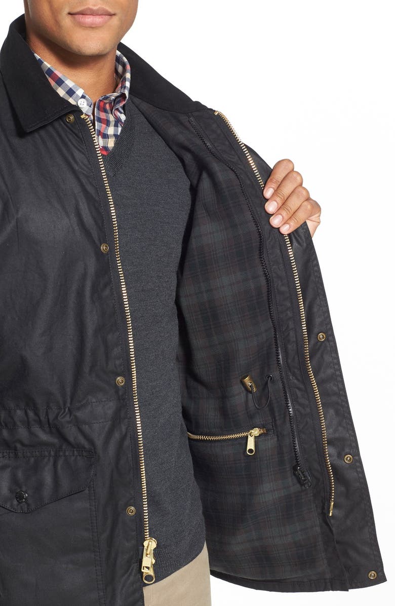 Filson 'Cover Cloth Mile Marker' Waxed Cotton Coat, Alternate, color,