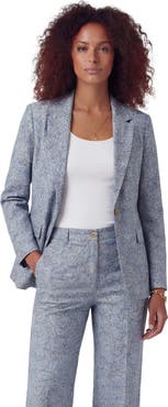 Lords of Harlech Paisley Pile Womens Tailored Blazer